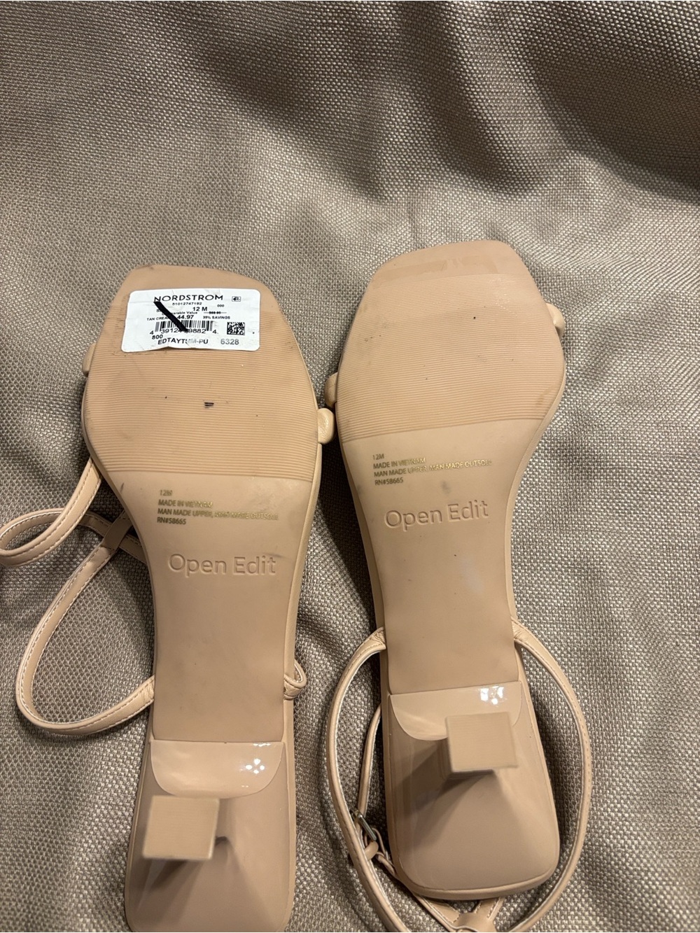 Open Edit Taytum Ankle Strap Sandal - Picture 8 of 8